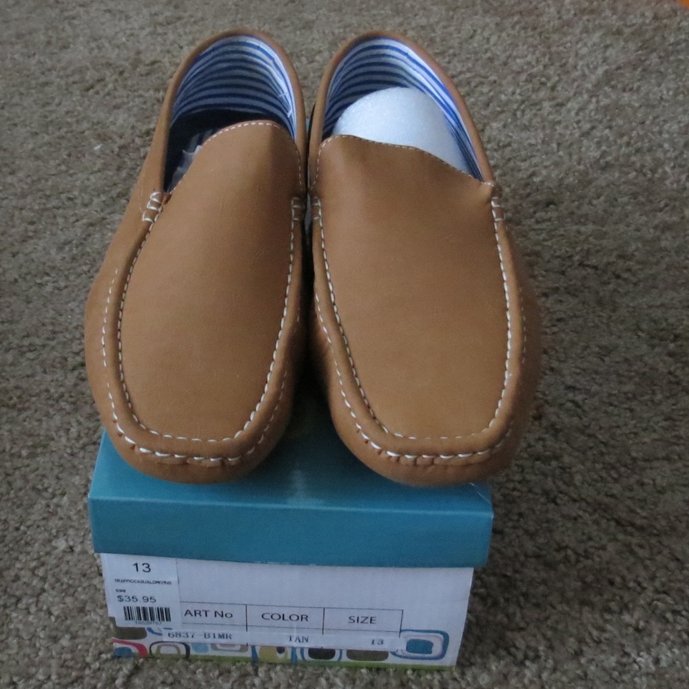 Brand New Tan Loafers Size 13